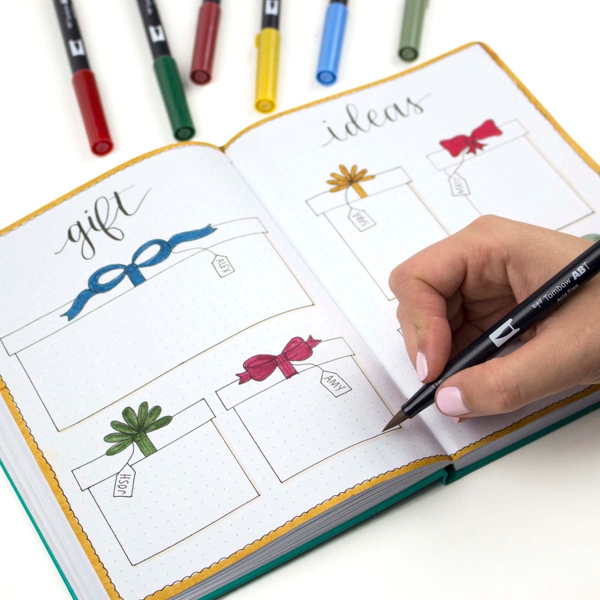 Tombow Dual Brush Pen Holiday 10 pk