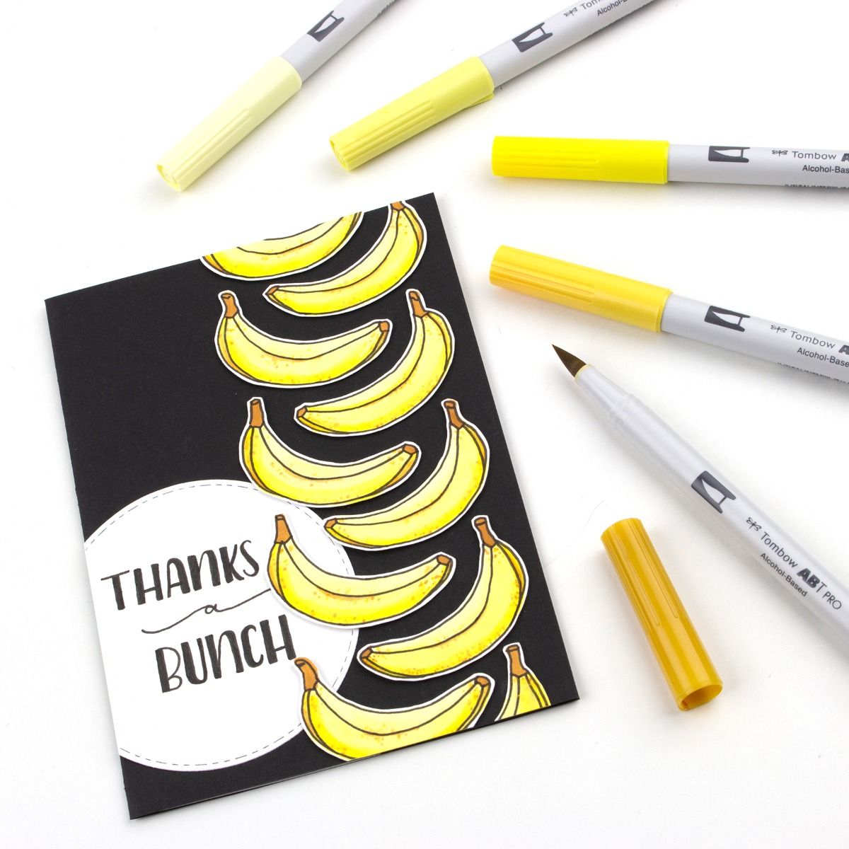 Tombow ABT PRO Alcohol Based Art Markers - Yellow Tones, 5pk
