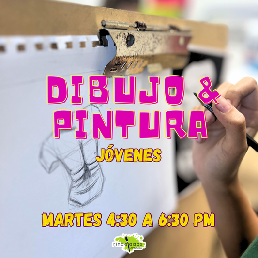 MATRÍCULA DIBUJO Y PINTURA JÓVENES | SEPTIEMBRE - DICIEMBRE 2026