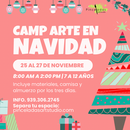 Arte en Navidad | mini campamento