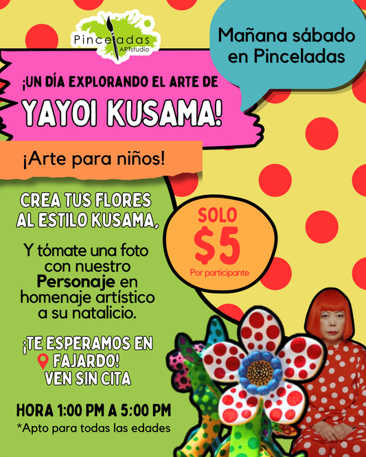 ¡Un día explorando el arte de Yayoi Kusama! Homenaje en su natalicio