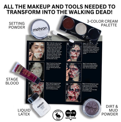 Mehron - Zombie Professional Makeup Kit