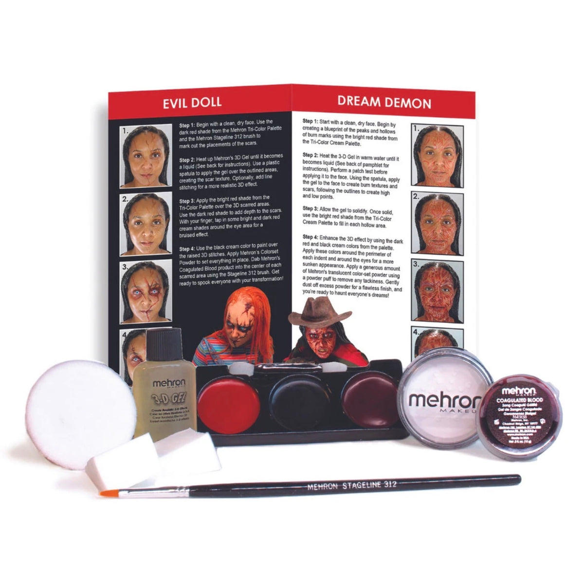 Mehron - Horror FX Professional Makeup Kit