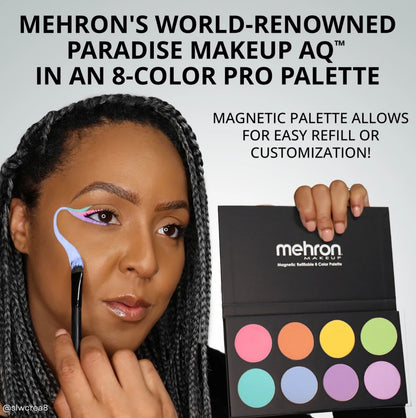 Mehron - Paradise Makeup AQ: 8 Color Palette Pastel