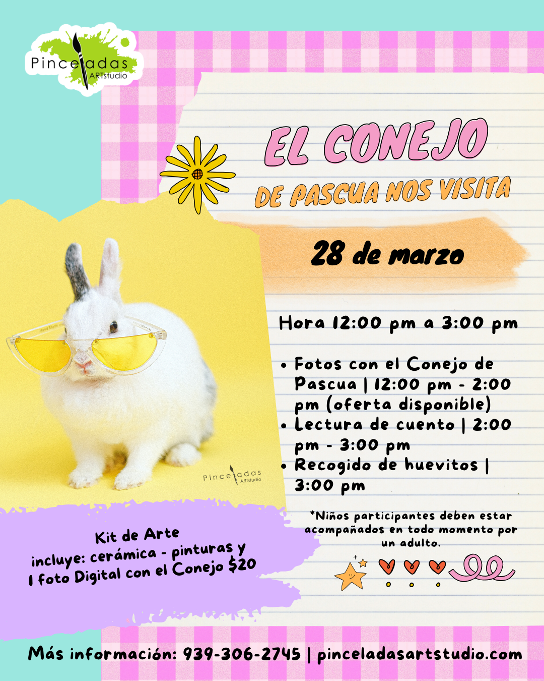 El Conejo de Pascua nos visita | sábado 28 de marzo