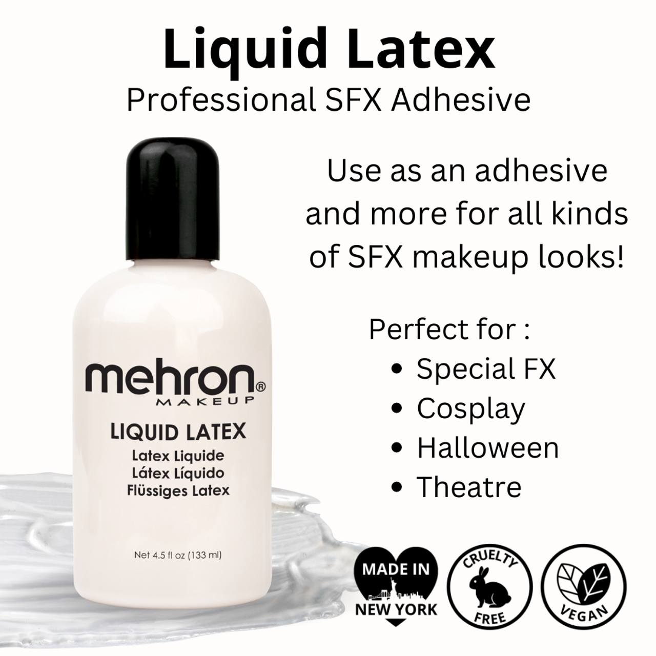 Mehron - Clear Liquid Latex