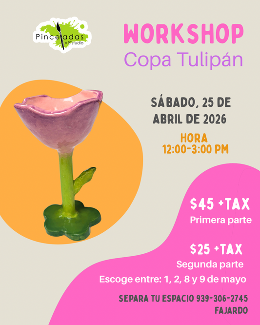 Workshop de Barro: Copa Tulipán | sábado, 25 de abril