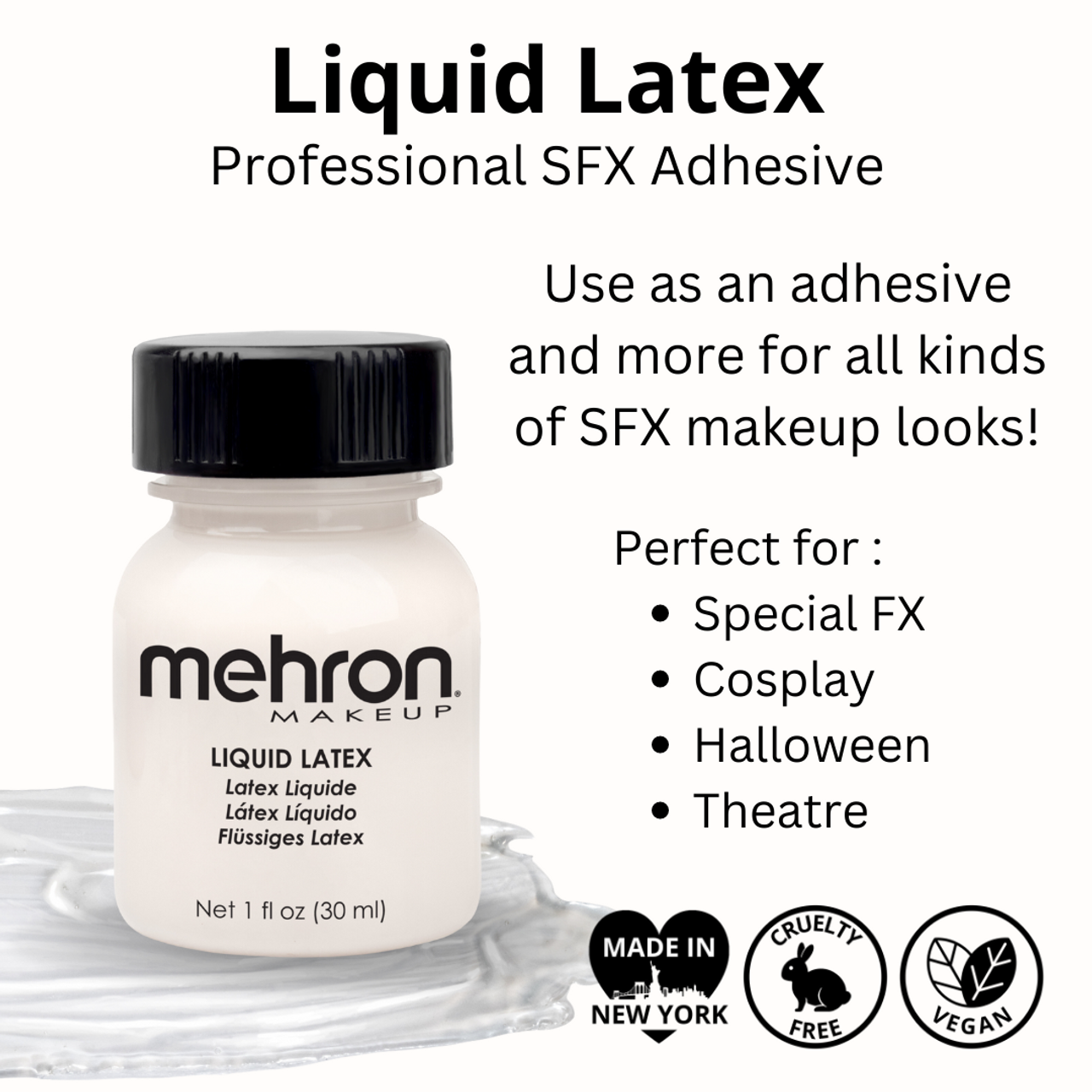 Mehron - Clear Liquid Latex