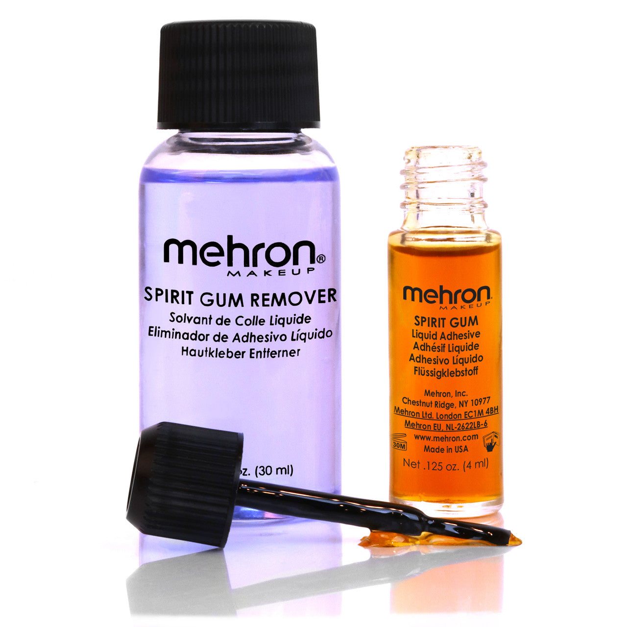 Mehron - Spirit Gum with Spirit Gum Remover (.125 oz) (1 oz)