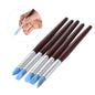 Rubber Paintbrush for Clay (5pcs)