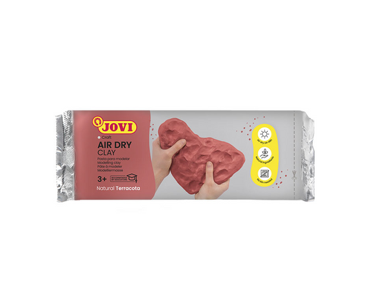 Jovi AIR DRY CLAY Pasta para modelar endurecible al aire 1/2 lb Terracotta