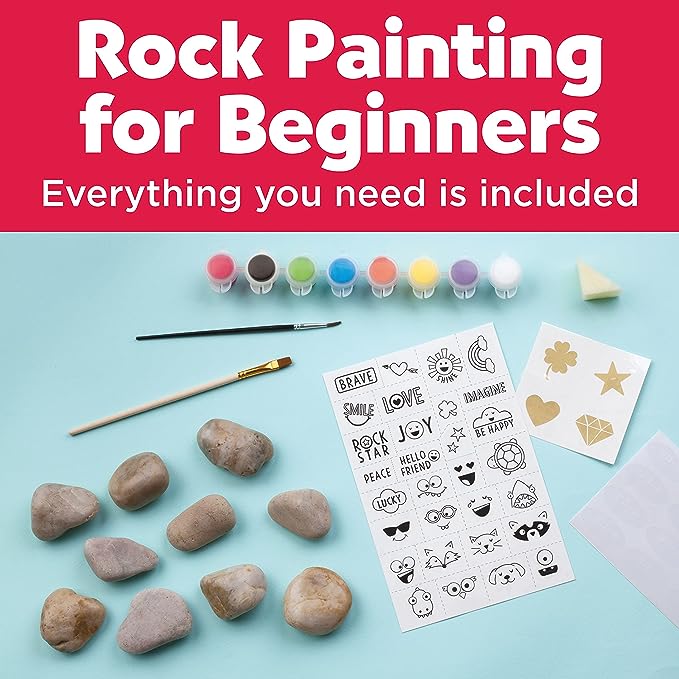 Creativity for Kids: Hide & Seek Rock Painting Kit