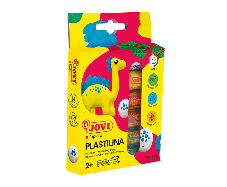 Jovi PLASTILINA Estuche 6 barras 15 g colores SURTIDOS