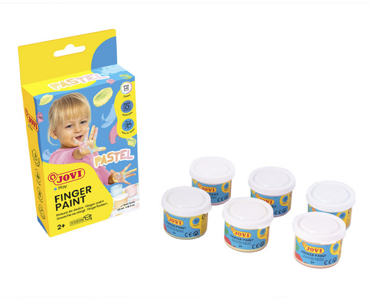 Jovi FINGER PAINT Estuche 5 botes 35 ml pintura de dedos colores pastel