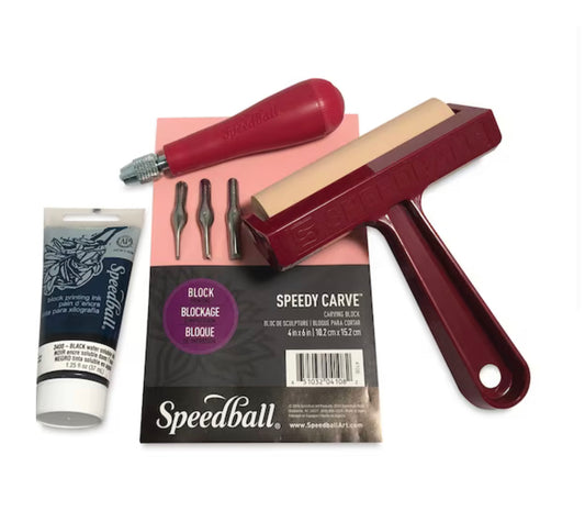 Speedball Block Printing Starter Kit 7PC