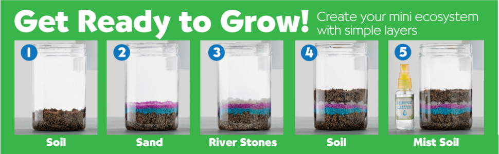 Creativity for Kids: Grow n Glow Terrarium Kit