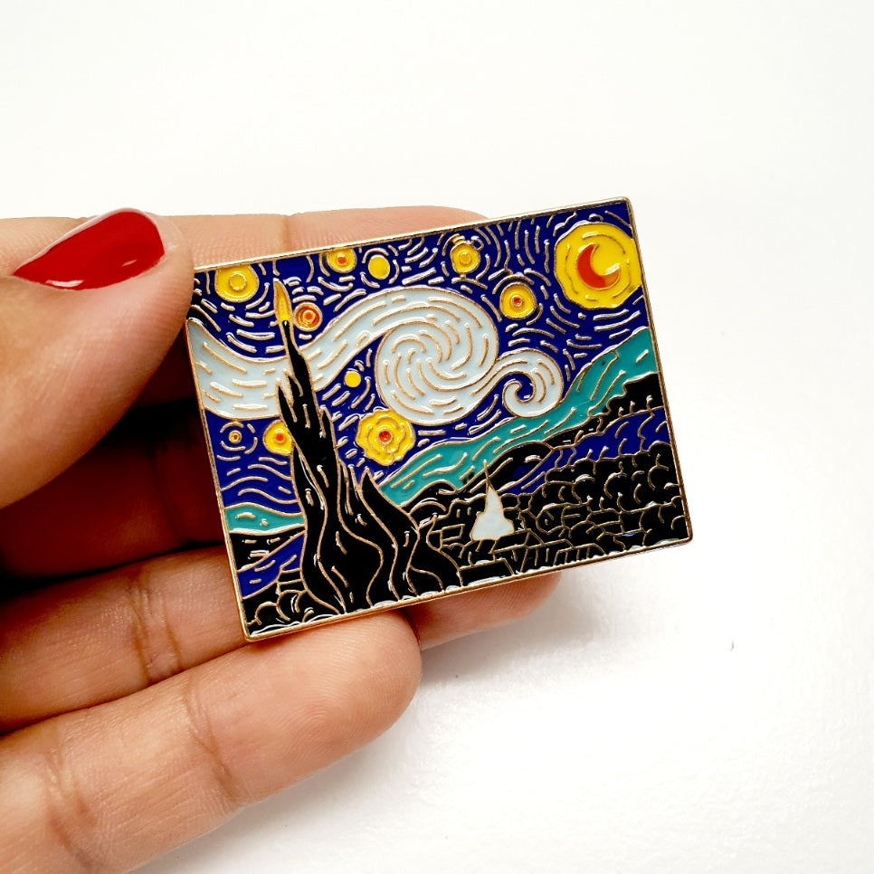 Pin Starry Night - Vincent Van Gogh