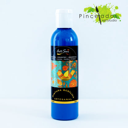 ArtiSur Pintura Acrílica Colores Azules 120 ml