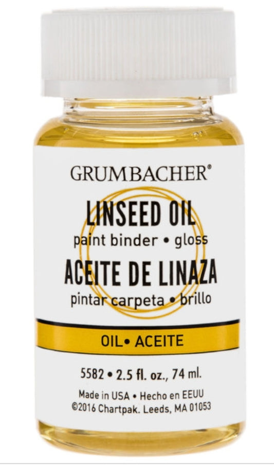 Grumbacher Linseed oil 2 1/2 oz