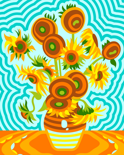 Paint by Numbers Kit - Sunflowers - Van Gogh