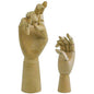 Manikin Articulated Wooden Right Hand 12"