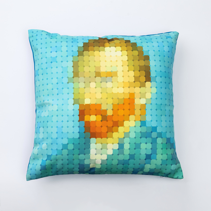 Cushion Cover - Pixel Art - Van Gogh