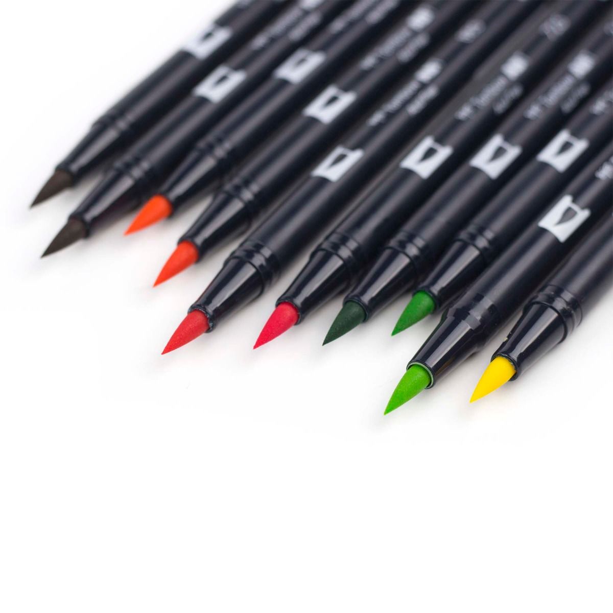 Tombow Dual Brush Pen Set, Citrus, 10PK