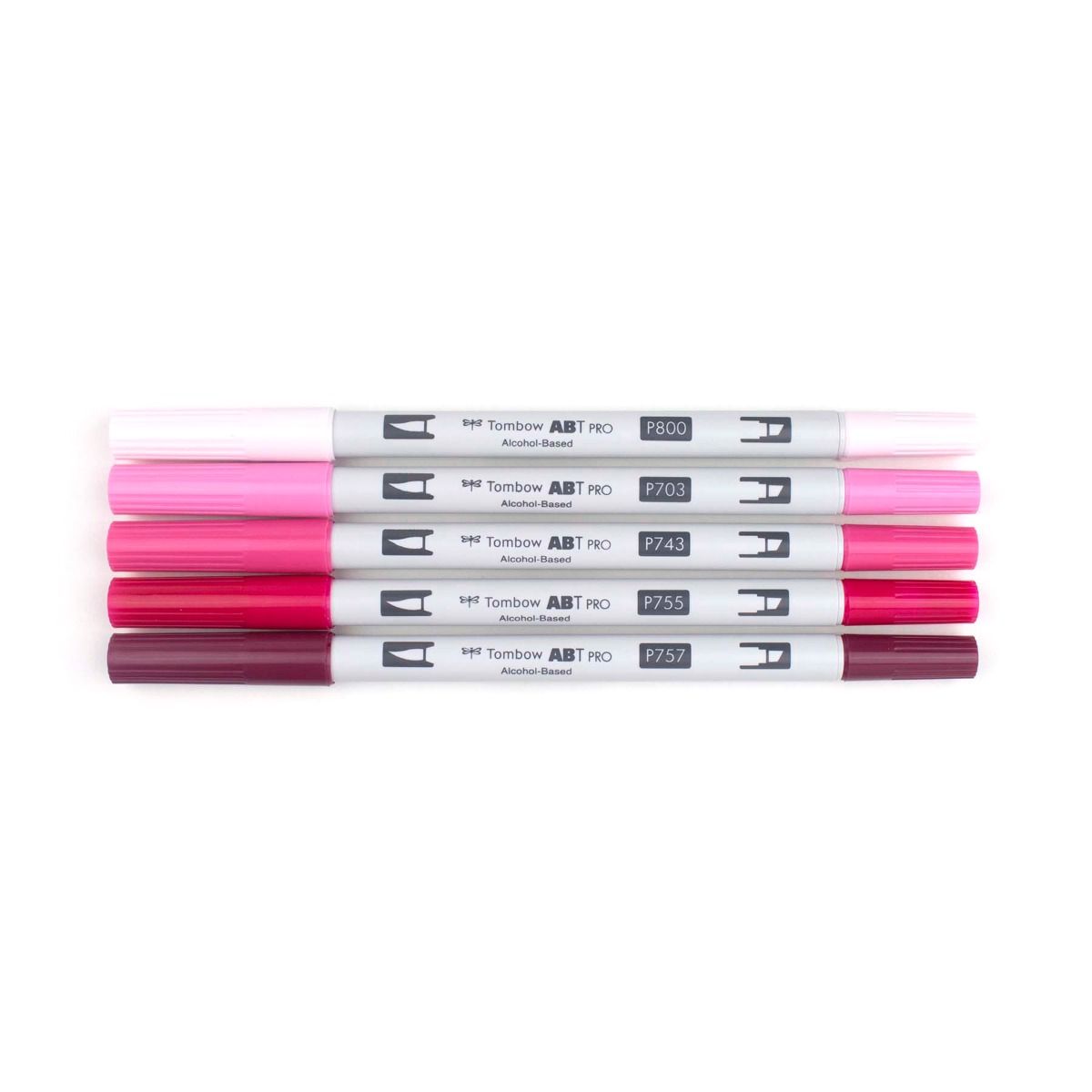 Tombow ABT PRO Alcohol Based Art Markers - Pink Tones, 5pk